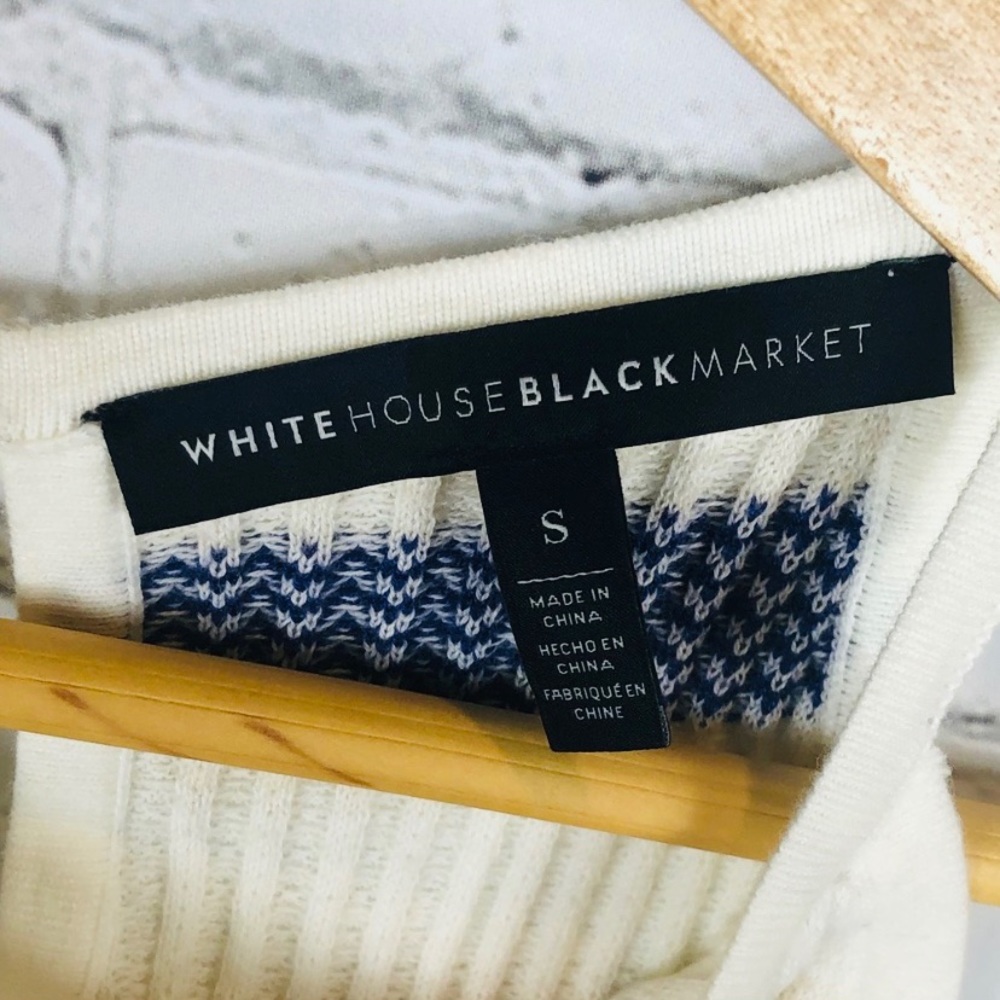 White House Black Market Knit Top- Small EUC - Picture 5 of 6